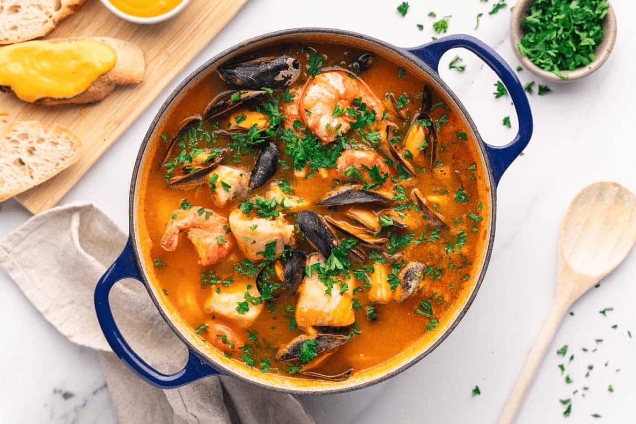 Bouillabaisse - Món súp từ hải sản nổi tiếng của Pháp