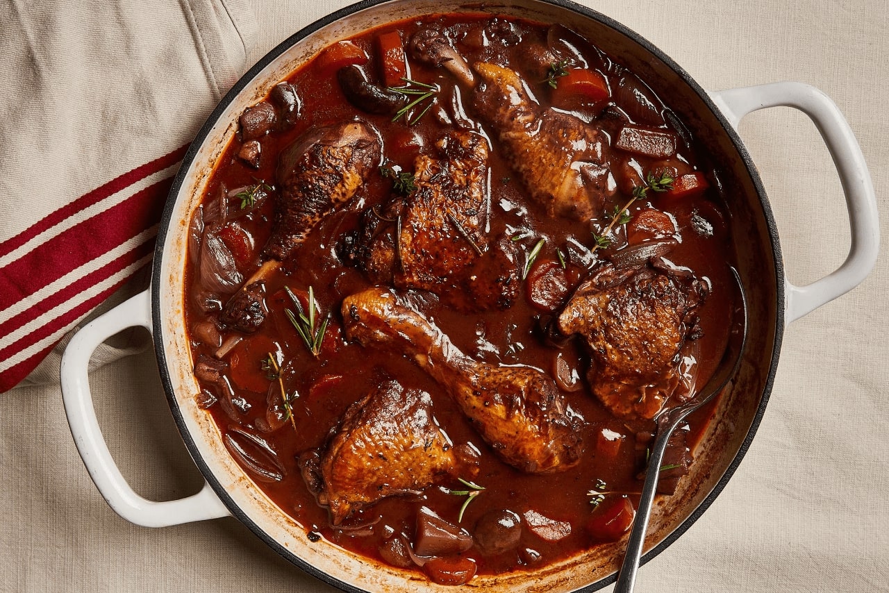 Coq au vin là món ăn vô cùng bổ dưỡng