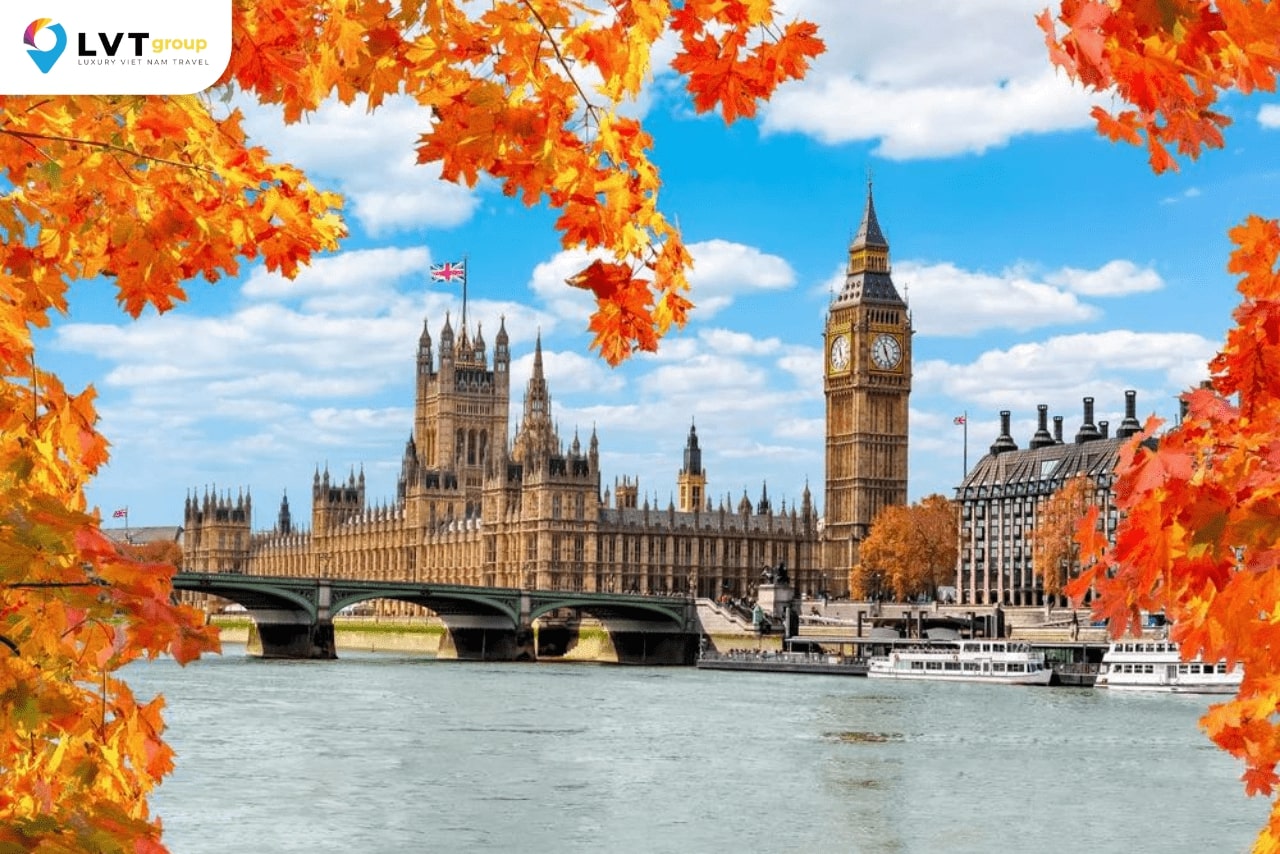 London là thành phố lãng mạn bậc nhất châu Âu vào mùa thu